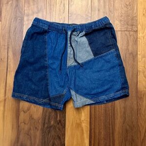 Forever 21 Patchwork Denim Men's Shorts